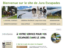 Tablet Screenshot of jura-escapades.ch